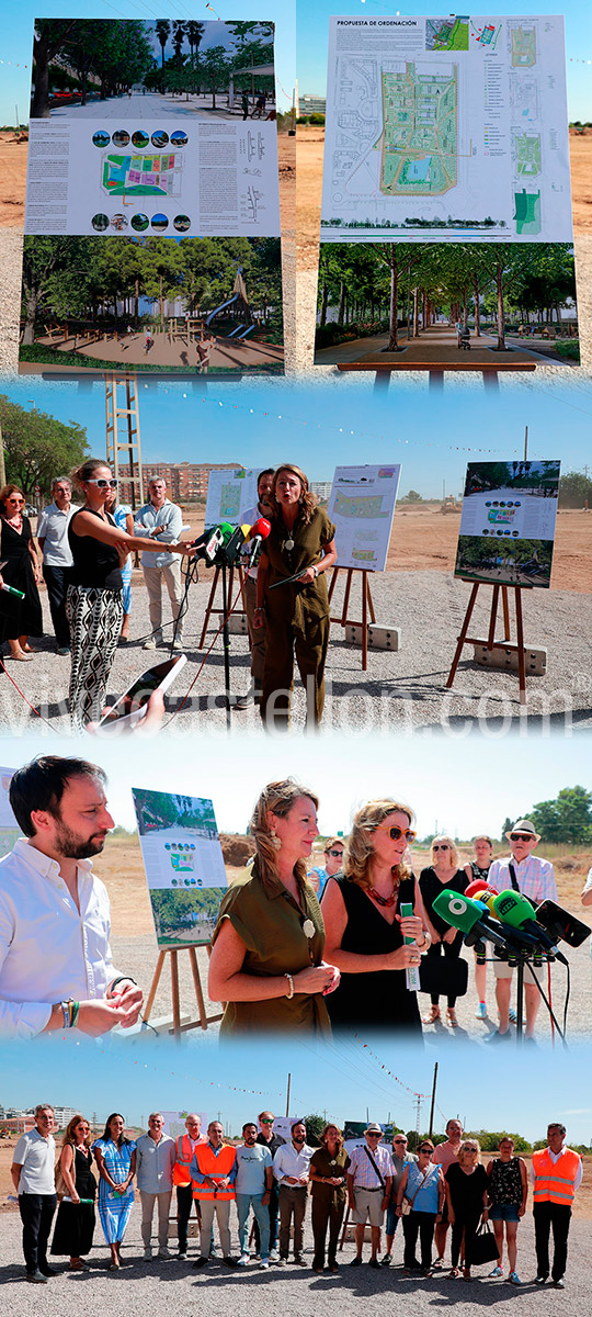 Arrancan las obras de Censal Parc que será el mayor bosque urbano de Castellón