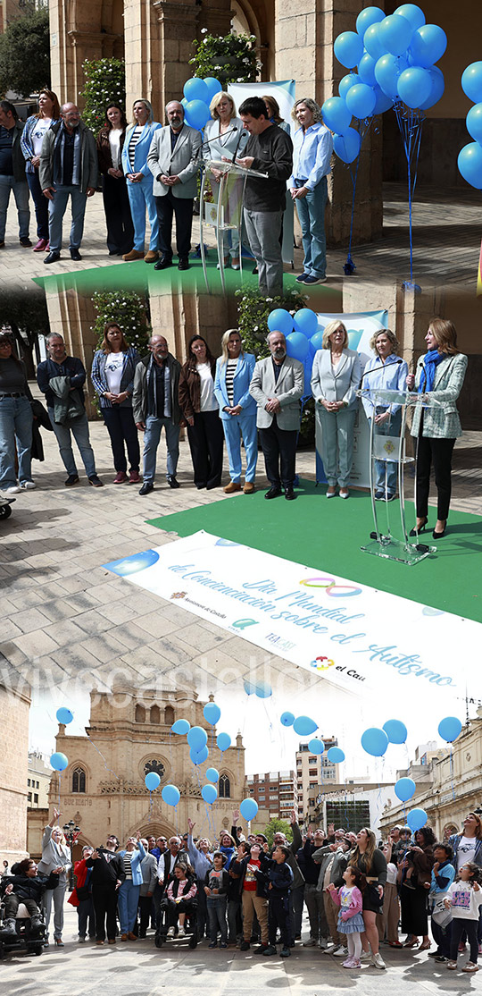 Castellón celebra el Día Mundial de Concienciación sobre el Autismo con el apoyo a las personas con TEA y sus familias