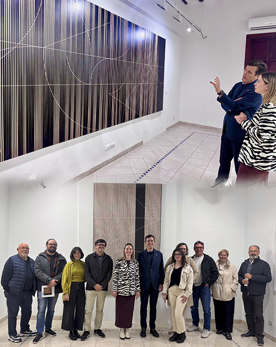 Estefanía Serrano inaugura la primavera de ECO Les Aules de la Diputación de Castellón con la exposición ‘Recorrer la línea’