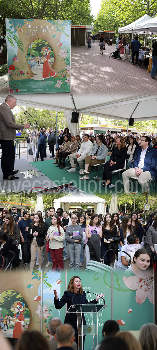 La Fira del Llibre convierte el Parque Ribalta en un “bosque de las letras”