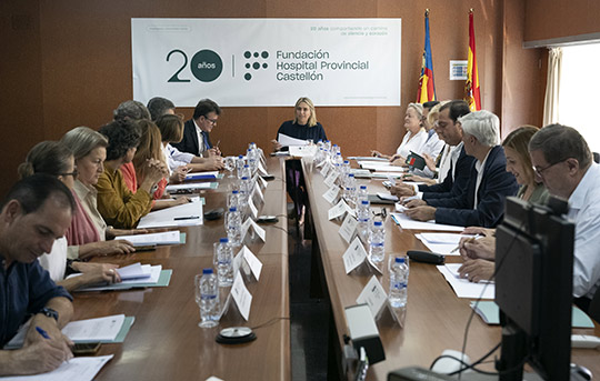 Marta Barrachina avala el Plan Estratégico 2026-2030 de la Fundación Hospital Provincial de Castellón para seguir siendo un referente en la promoción de la investigación, la formación y la innovación sanitaria 