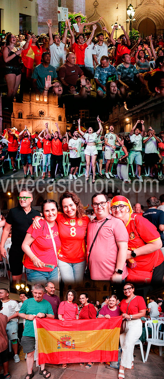La Plaza Mayor vibra con la selección española de fútbol La Plaza Mayor vibra con la selección española de fútbol