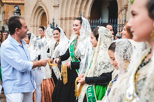 Castellón rinde homenaje el sábado a su patrón San Cristóbal con una misa, cena de “pa i porta” y el reparto de 1.500 cintas conmemorativas en la tradicional bendición de vehículos