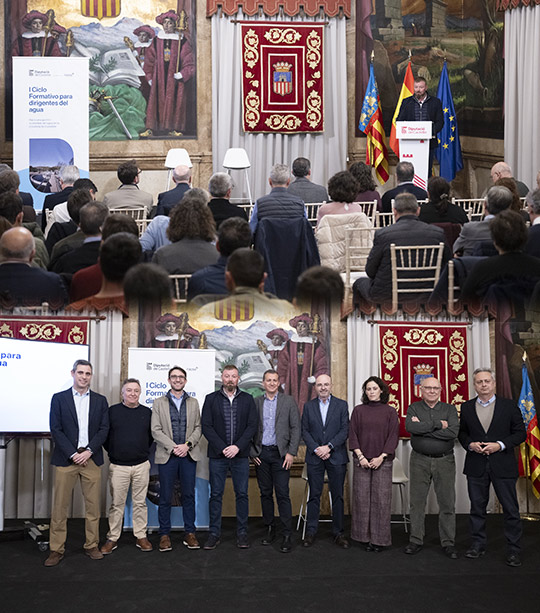 Diputación y Facsa clausuran el I Ciclo Formativo para dirigentes del agua