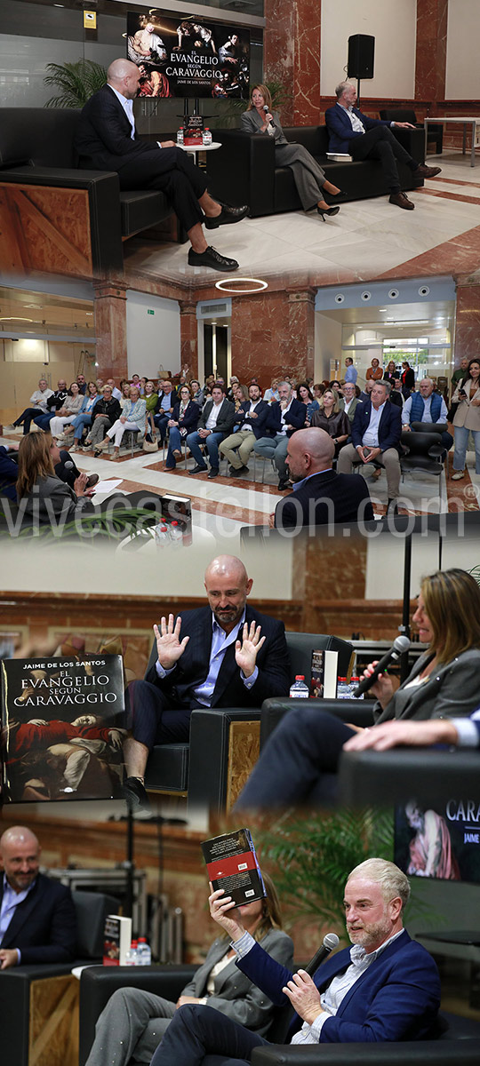 Presentación de la novela de Jaime de los Santos, ´El evangelio según Caravaggio´