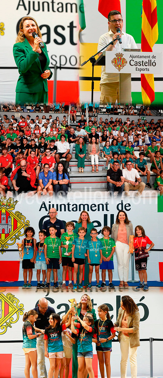 Castellón pone el broche final a los Juegos Deportivos Municipales con 400 jóvenes homenajeados