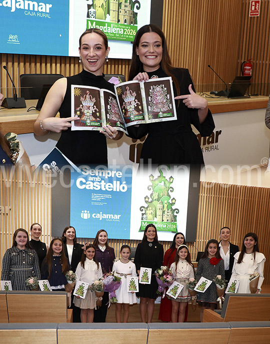 Carrasco presenta en la sede de Cajamar el programa oficial de las Fiestas de la Magdalena 2026 que contará con más de 200 actos 