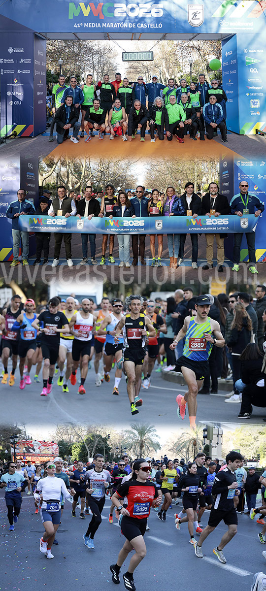 Álex García y Júlia Font vencen en la 41ª edición de la Media Maratón más multitudinaria
