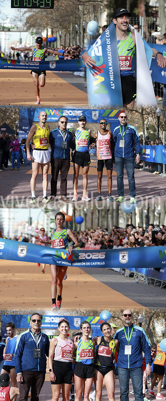 Álex García y Júlia Font vencen en la 41ª edición de la Media Maratón más multitudinaria