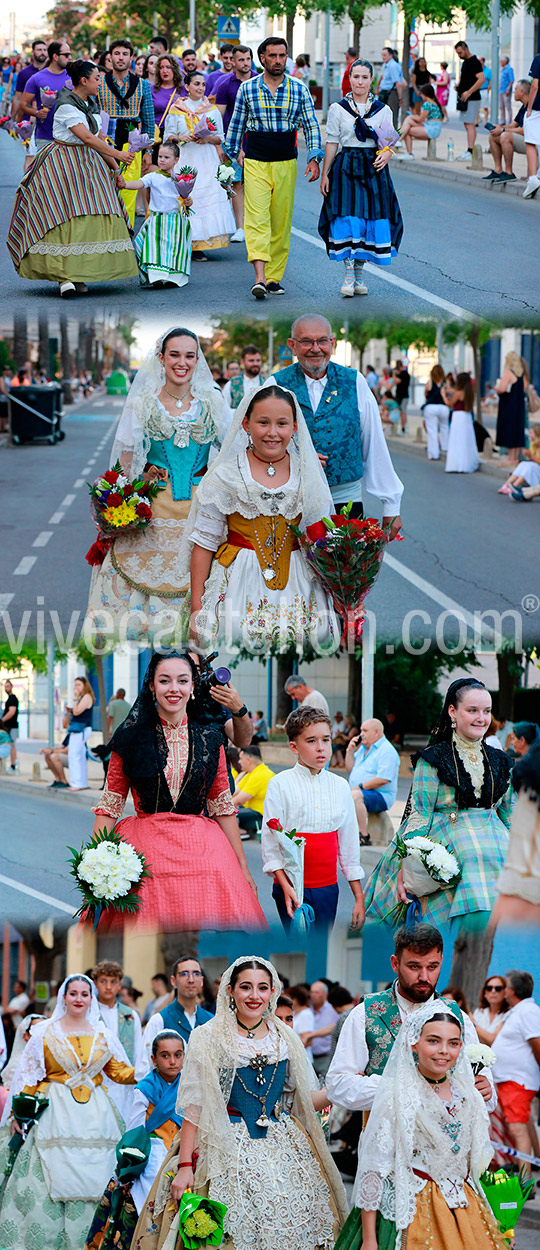 El Grao muestra su devoción por Sant Pere con la ofrenda de flores y la procesión marítima