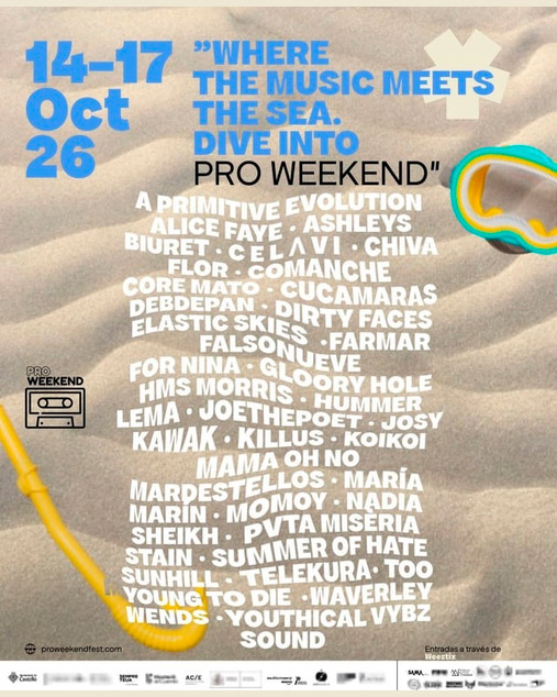 Pro Weekend reunirá en Castellón a cerca de 40 grupos y solistas en una edición marcada por el recuerdo a Ángel Ortí