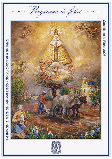 Programación de las Fiestas Patronales de la Mare de Déu del Lledó 2026