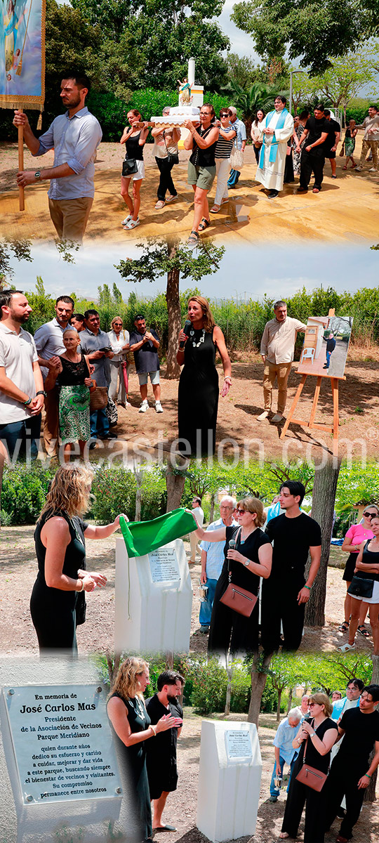 Castellón rinde tributo a José Carlos Mas durante la festividad de la Virgen de la Asunción en el Parque Meridiano Castellón rinde tributo a José Carlos Mas durante la festividad de la Virgen de la Asunción en el Parque Meridiano