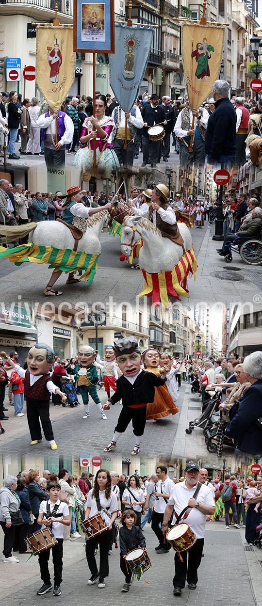 Castellón celebra el "Pregonet" que anuncia la fiesta de la Mare de Déu del Lledó