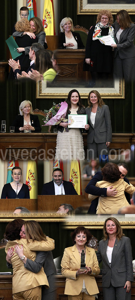 Castellón celebra el Día Internacional de la Mujer con la entrega del Premio Olimpia a Salomé Esteller por toda una vida de trabajo, compromiso y entrega
