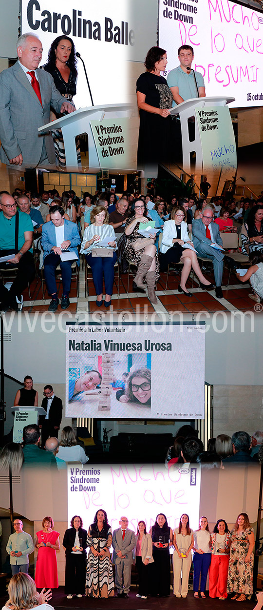 “Mucho de lo que presumir”: Síndrome de Down Castellón premia el compromiso con la inclusión