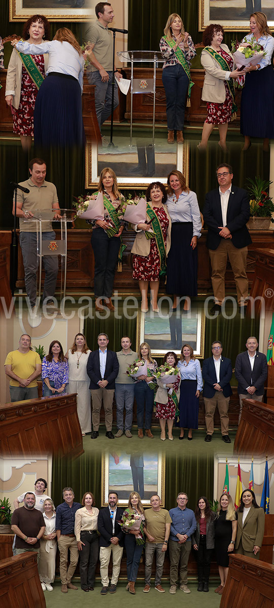 Begoña Carrasco impone la banda a María José Tur Fauvell como Reina de Santa Rita 2026