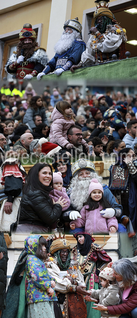 Los Reyes Magos de Oriente llegan al Grao por vía marítima