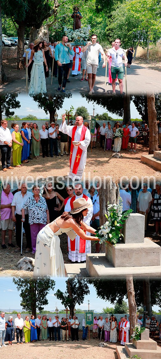 Castellón celebra la fiesta de Sant Jaume en Fadrell reviviendo la historia y la tradición agrícola de la capital Castellón celebra la fiesta de Sant Jaume en Fadrell reviviendo la historia y la tradición agrícola de la capital