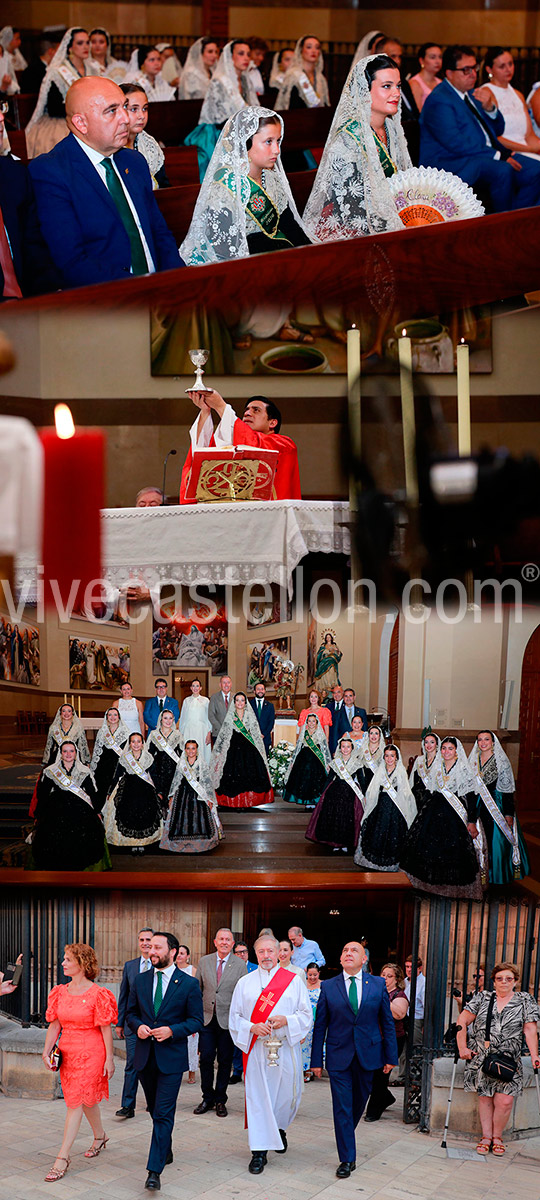 Castellón honra a su patrón Sant Cristòfol con la tradicional misa y la bendición de vehículos 