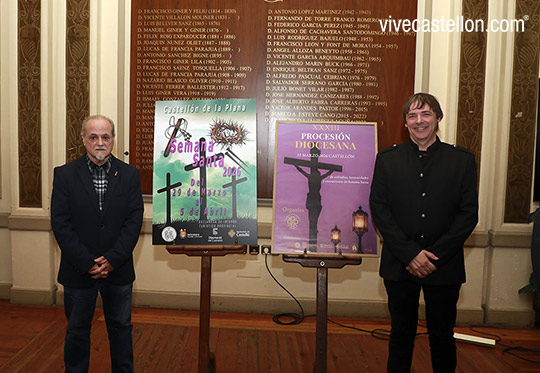Castellón desvela y presenta los carteles para la Semana Santa 2026 