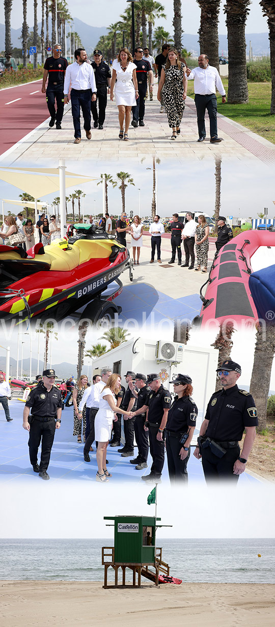 Castellón refuerza la seguridad, la limpieza y los servicios en sus playas este verano