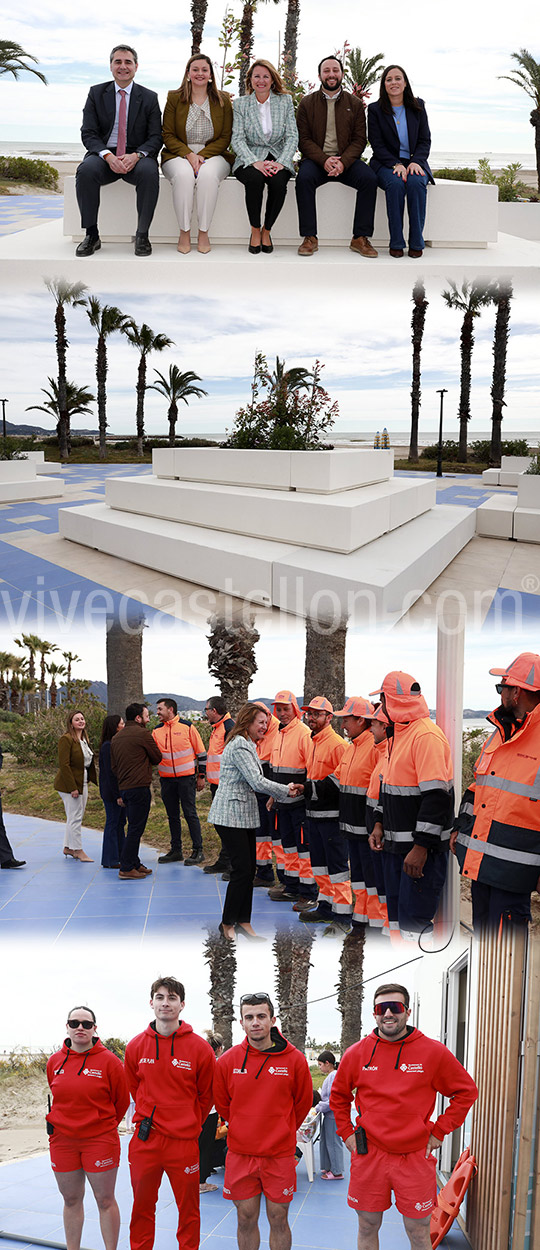  Castellón abre sus playas en Semana Santa estrenando mobiliario en la renovada Ferrandis Salvador con variedad de servicios para el disfrute de turistas y vecinos