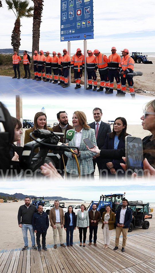  Castellón abre sus playas en Semana Santa estrenando mobiliario en la renovada Ferrandis Salvador con variedad de servicios para el disfrute de turistas y vecinos