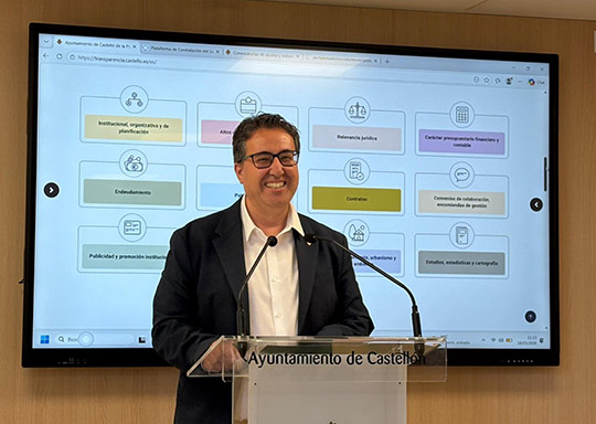 Castellón presenta su nuevo Portal de Transparencia para acercar la gestión municipal a la ciudadanía