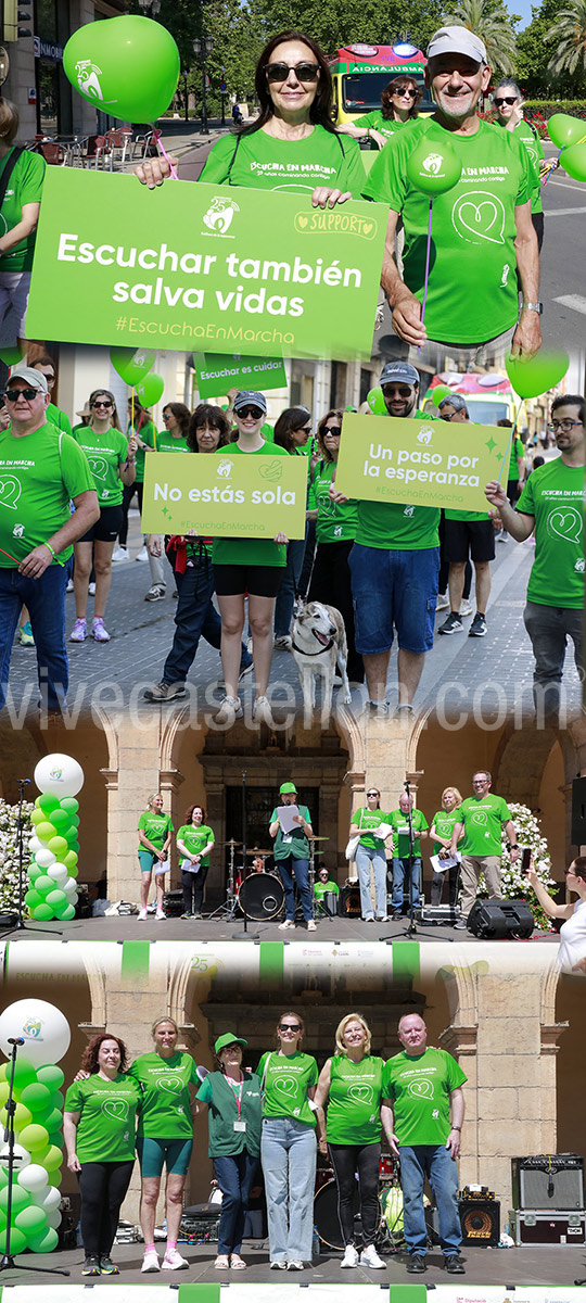 Una marea verde se vuelca con la primera edición de “Escucha en Marcha” caminata solidaria por el 25 aniversario del Teléfono de la Esperanza 
