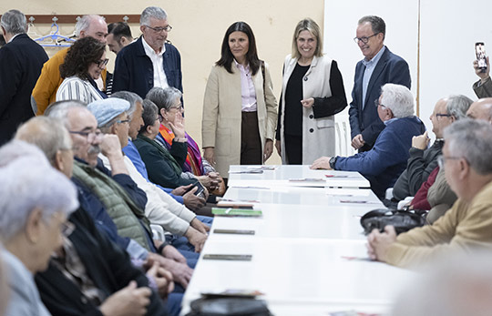 La Diputación de Castellón activa las ayudas para mejorar la atención y los servicios de las asociaciones de jubilados y pensionistas de la provincia