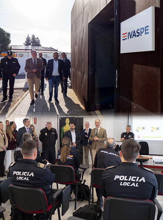 La Diputación pone en valor la vertebración y descentralización de la formación en seguridad pública y emergencias con la nueva sede del IVASPE en la provincia de Castellón