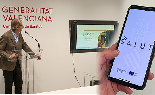 Sanidad incorpora nuevas funcionalidades a la APP GVA+Salut como la tarjeta SIP virtual o la visualización de imágenes clínicas en la aplicación