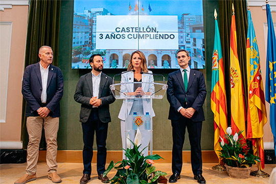 El ‘Gobierno del Cambio’ en Castellón alcanza el 87% de cumplimiento de su programa cuando se cumplen tres años de mandato 