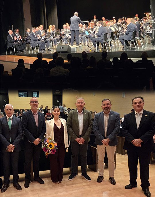 La Banda Municipal homenajea a la Germandat dels Cavallers de la Conquesta en su 75 aniversario con el concierto “Memòries del Temple”