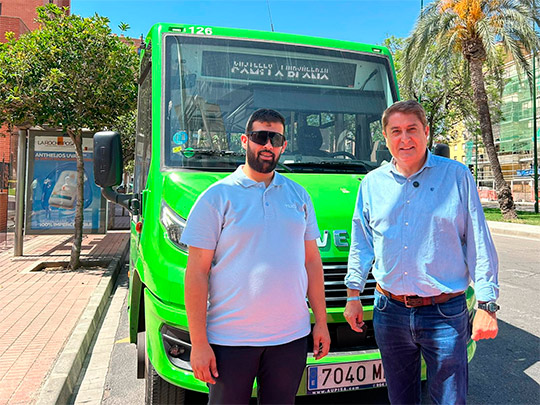 Castellón pone en funcionamiento el bus de la Marjaleria hasta el 13 de septiembre y habilita el aparcamiento gratuito de Ferrandis Salvador exclusivamente para turismos y motocicletas