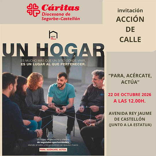 Cáritas Diocesana constata el aumento de las situaciones de exclusión residencial severa
