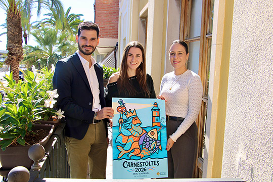 Elisa Chiva ilustra el Carnestoltes 2026 del Grao de Castellón con “Del Mar a la Festa”