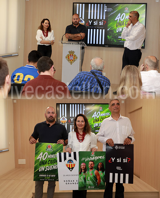 Castellón se vuelca con el CD Castellón y el Club Amics del Bàsquet en un fin de semana decisivo para el deporte local