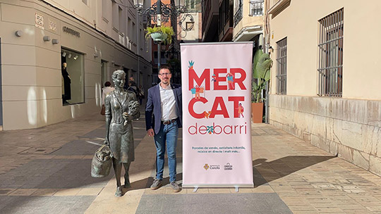 Castellón celebra este sábado una nueva edición de Mercat de Barri en la plaza Vilanova d’Alcolea