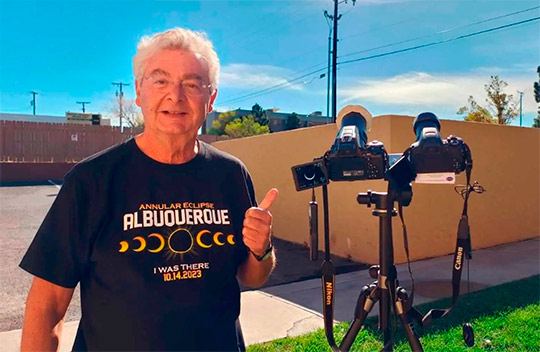 El Planetario de Castellón se prepara para recibir a Josep Masalles, el “cazador de eclipses”