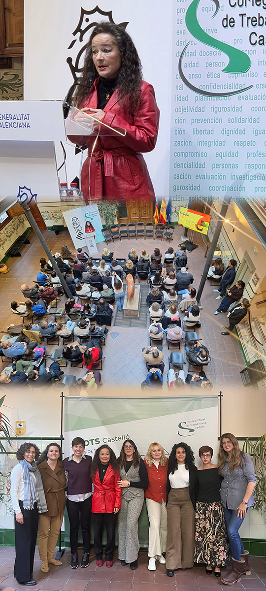 El Trabajo Social de Castelló reivindica la fuerza de lo colectivo en una jornada por su Día Mundial centrada en la intervención en emergencias