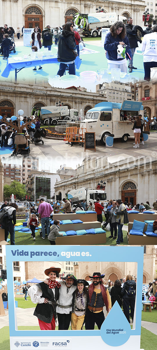 Cientos de participantes celebran el Día Mundial del Agua en Castellón