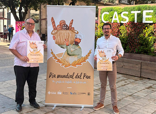 Castellón celebra este sábado el Día Mundial del Pan con un reparto de productos artesanos en la Plaza de la Pescadería