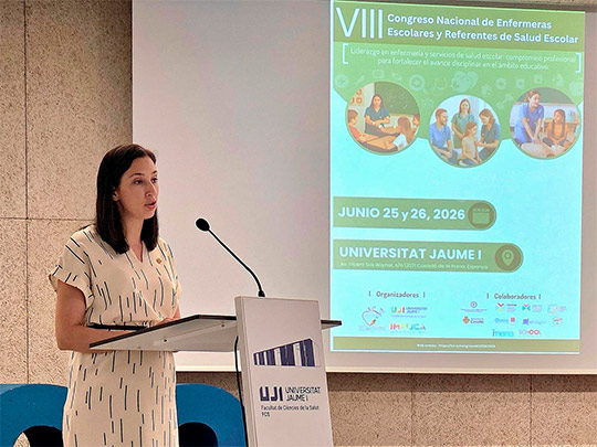María España reivindica en el VIII Congreso Nacional de Enfermeras Escolares la importancia de este recurso en los colegios