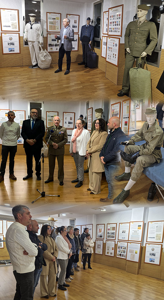 Inauguración de la exposición ´Aniversario de la Mili´ en La Vilavella