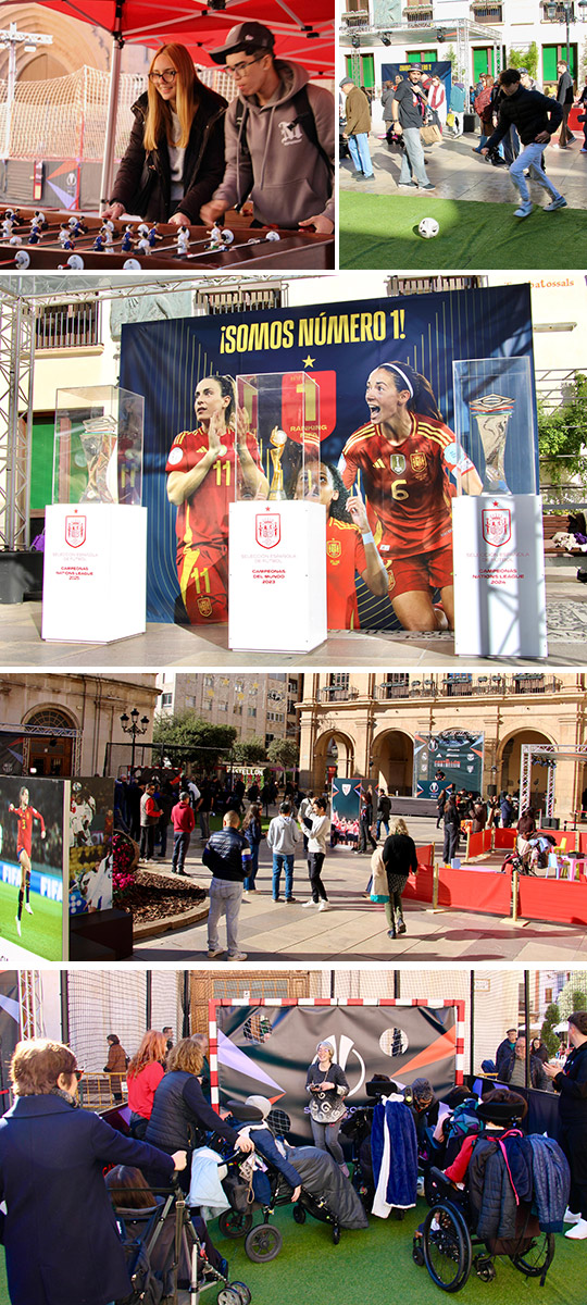 La Plaza Mayor acoge los actos paralelos de la Supercopa de España con la apertura de la Fan Zone