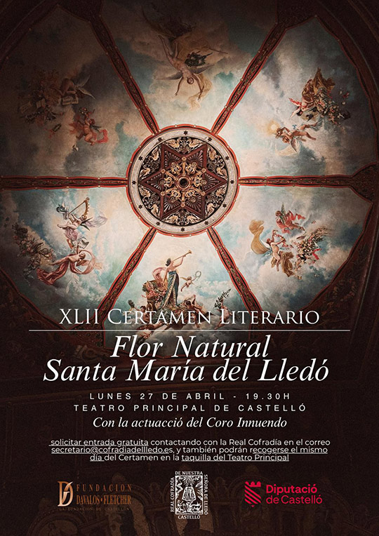 XLII Certamen Literario ´Flor Natural Santa María del Lledó´