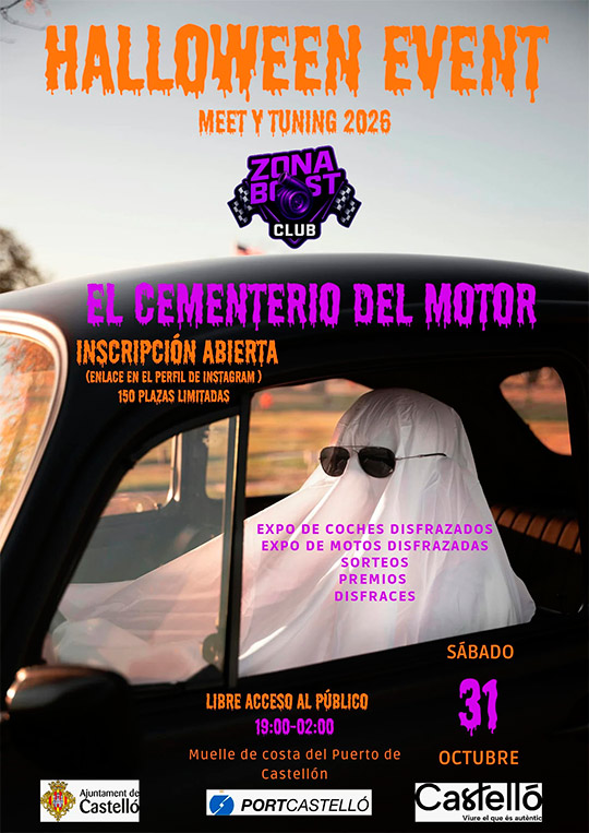 PortCastelló acoge en octubre una exposición de vehículos tuning ambientada en Halloween