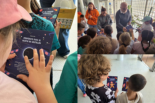 Arranca el reparto del “Kit del Miniastrónomo” entre escolares en el Planetario de Castellón